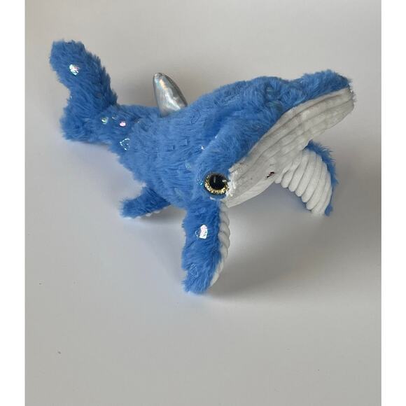 Blue and white Hammerhead Shark plush toy - Picture 3 of 7